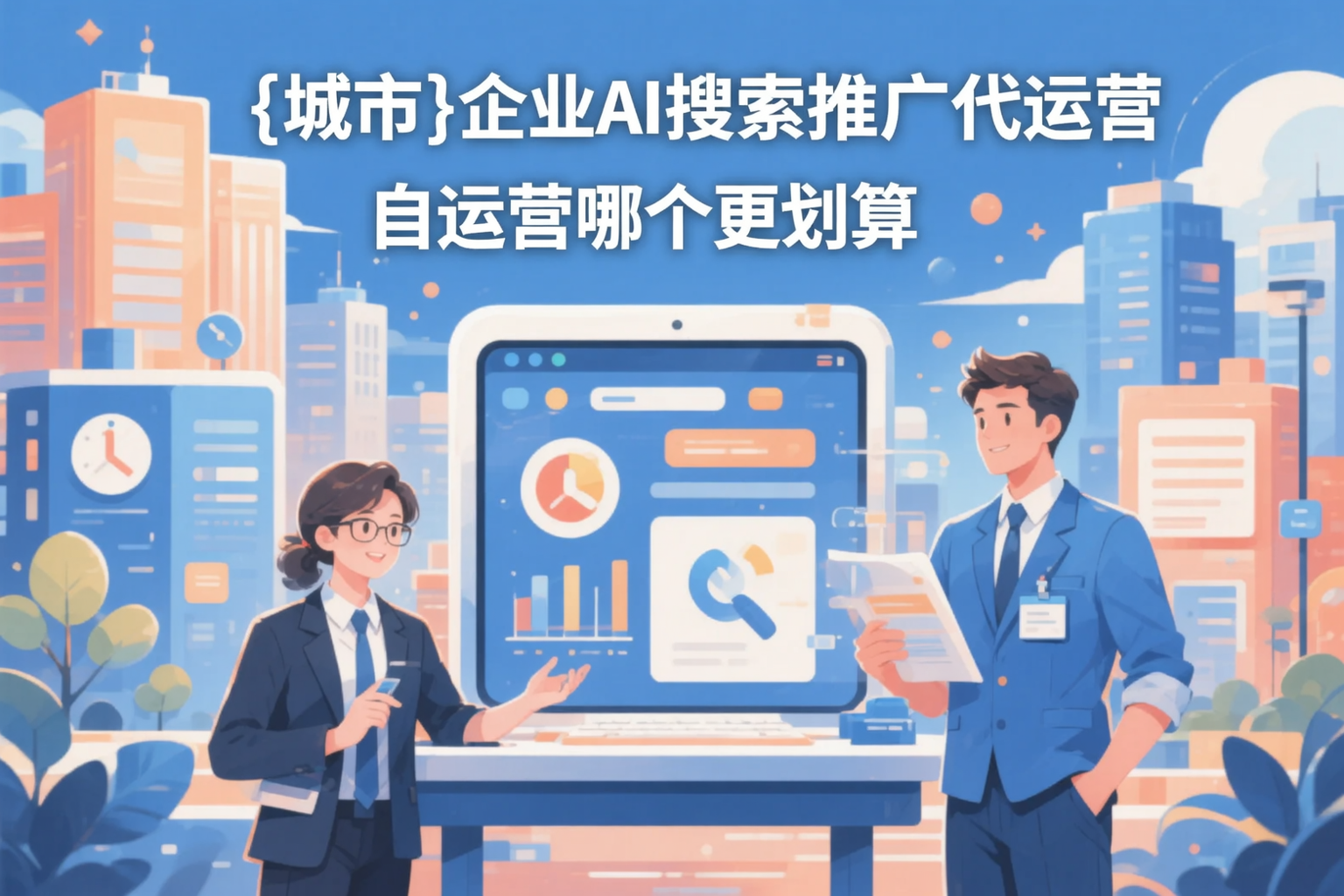 石嘴山企业AI搜索推广代运营和自运营哪个更划算