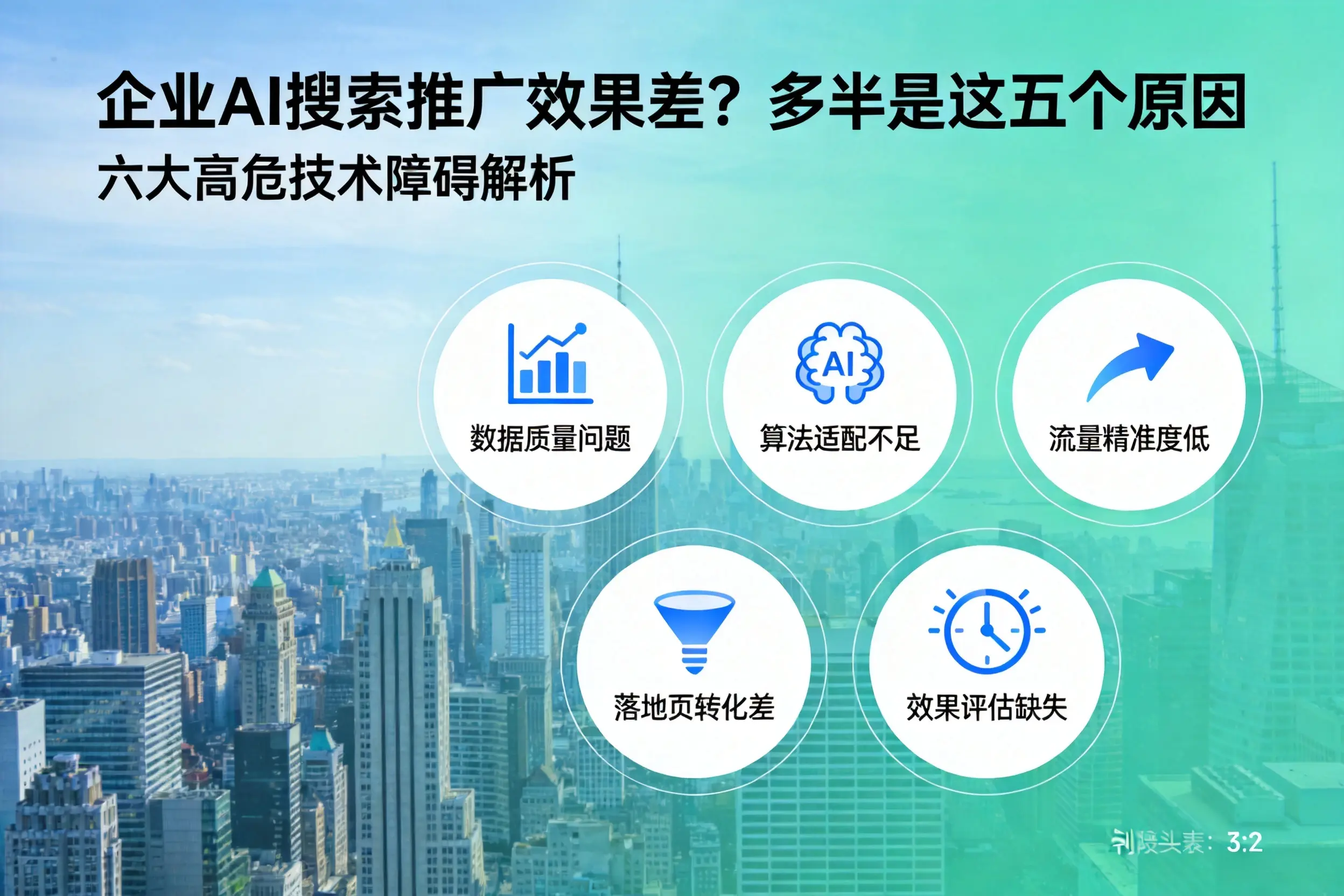 石嘴山企业AI搜索推广效果差?多半是这五个原因