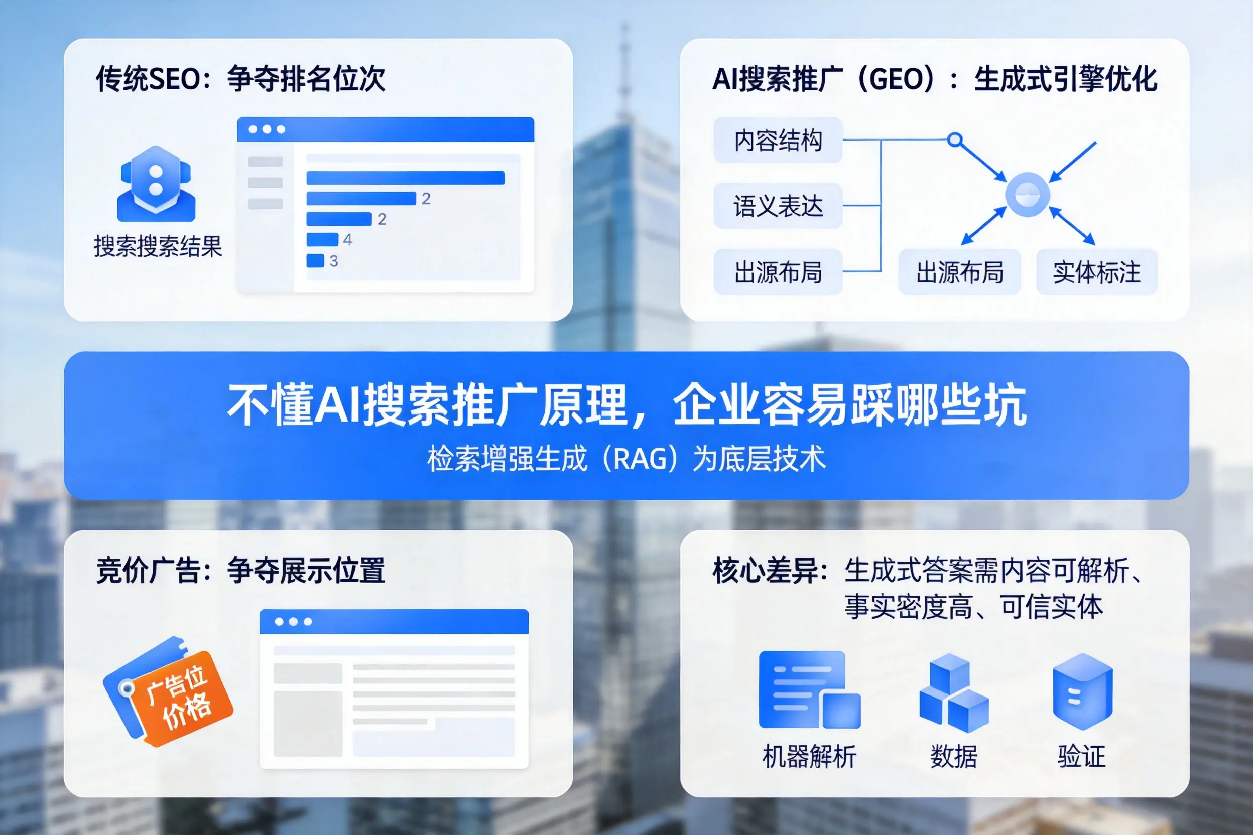 不懂AI搜索推广原理,石嘴山企业容易踩哪些坑