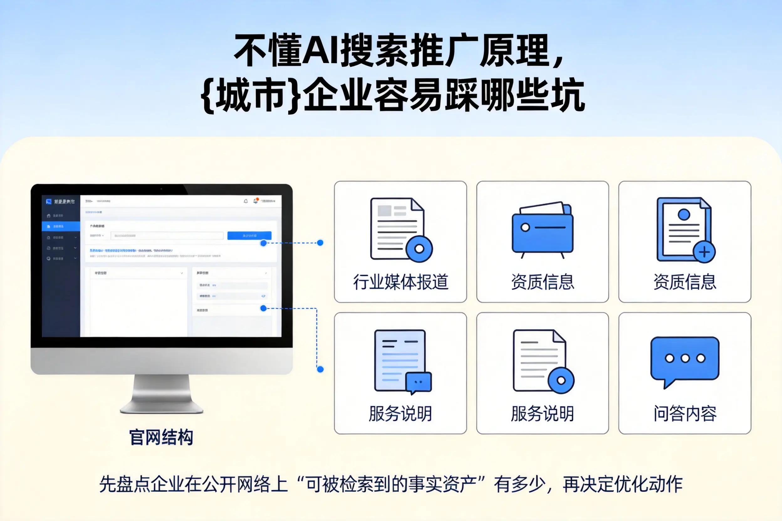 不懂AI搜索推广原理,石嘴山企业容易踩哪些坑