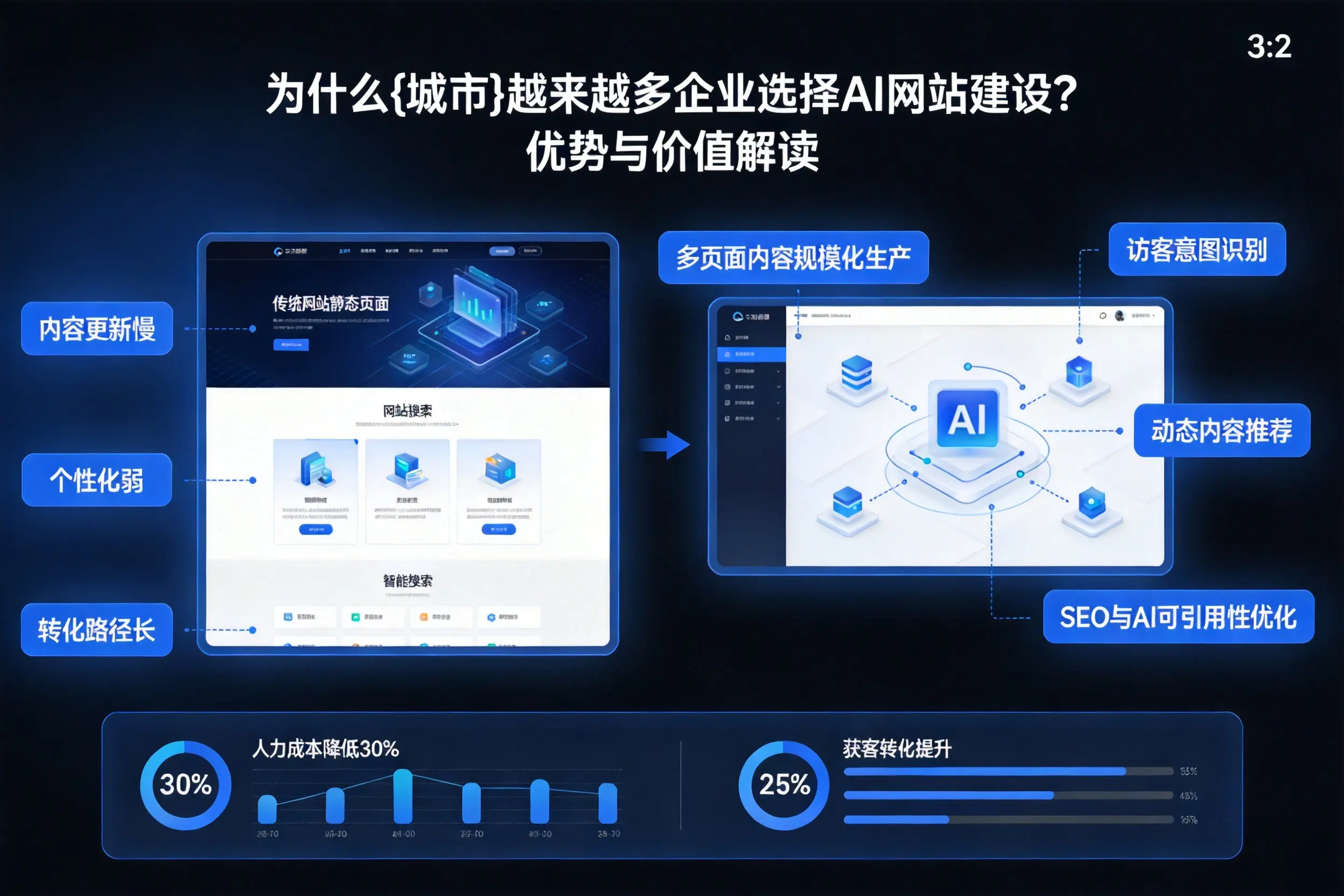 为什么石嘴山越来越多企业选择AI网站建设?优势与价值解读