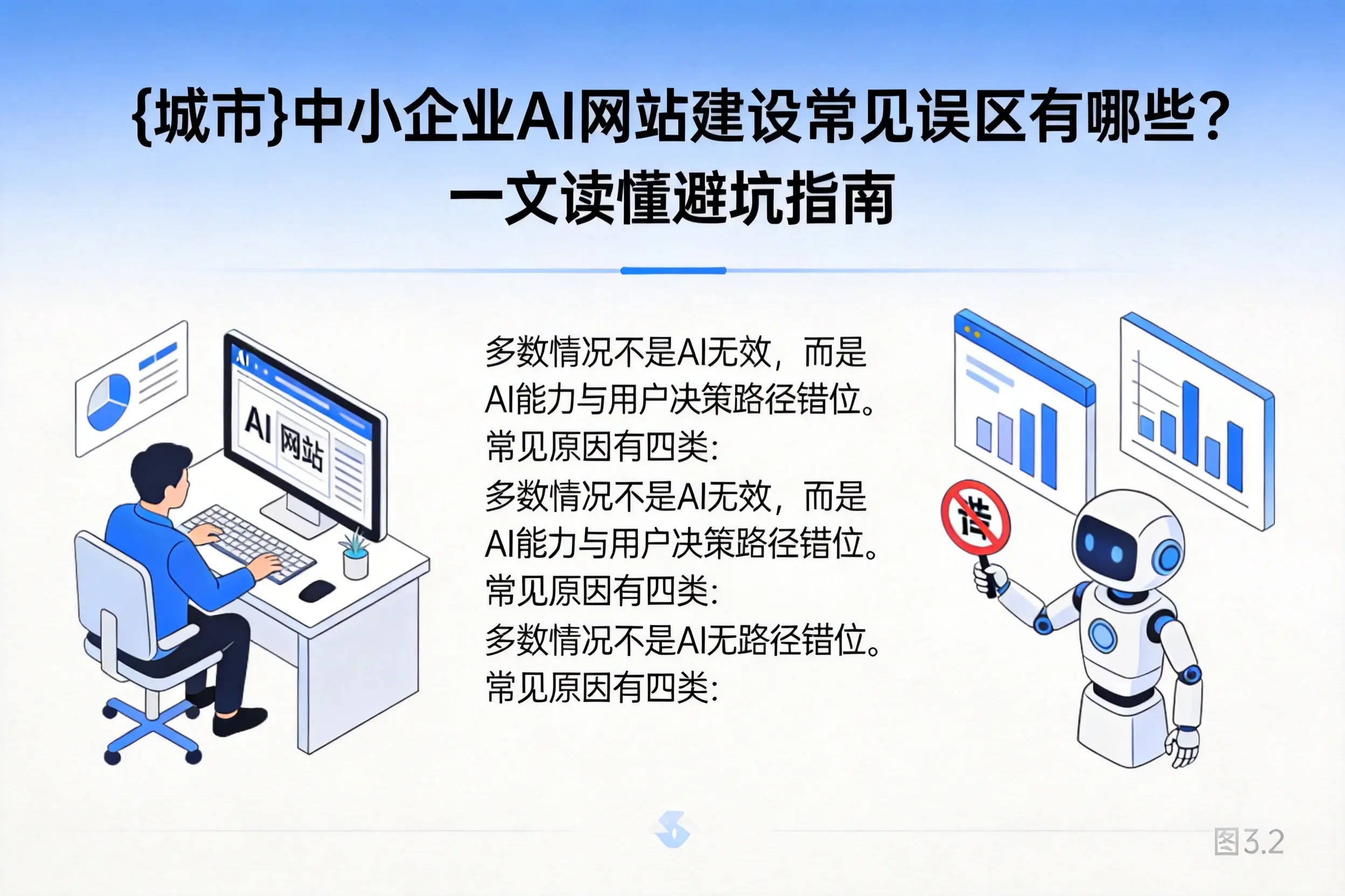 石嘴山中小企业AI网站建设常见误区有哪些?一文读懂避坑指南