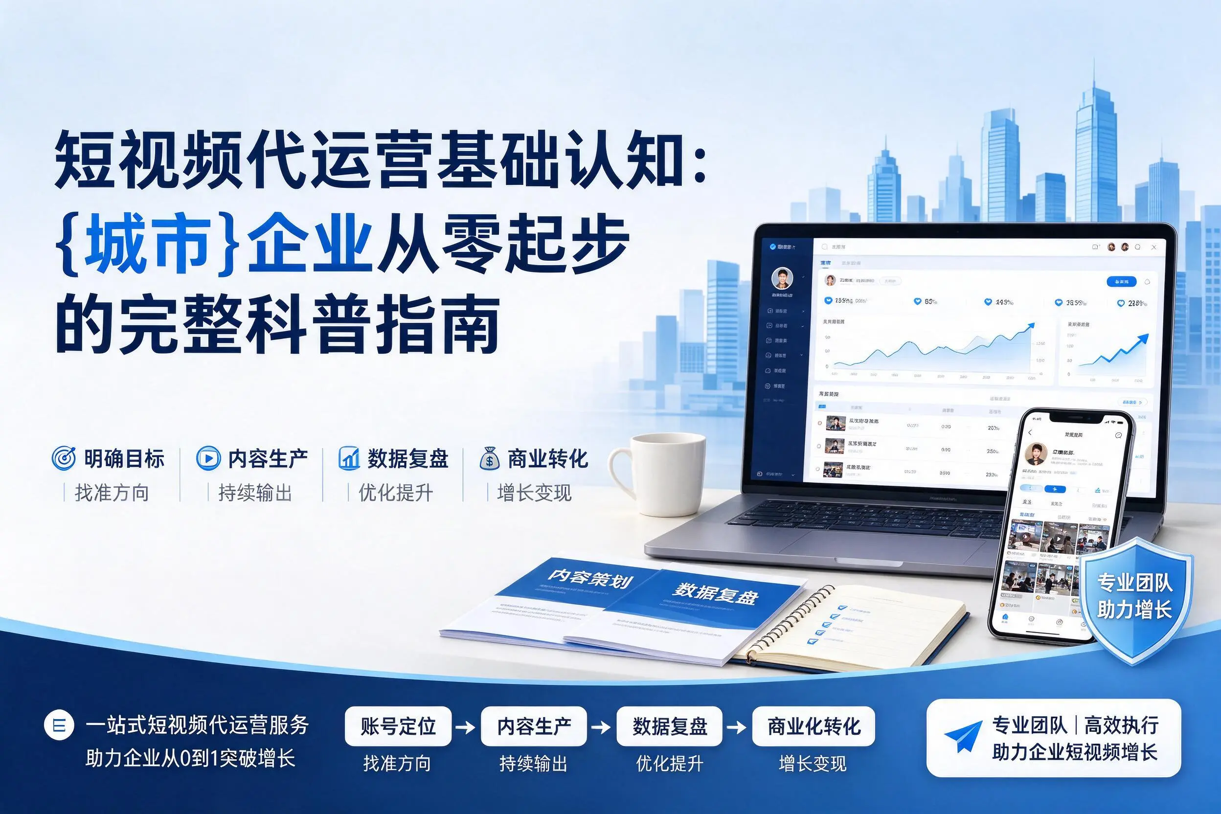 短视频代运营基础认知:石嘴山企业从零起步的完整科普指南