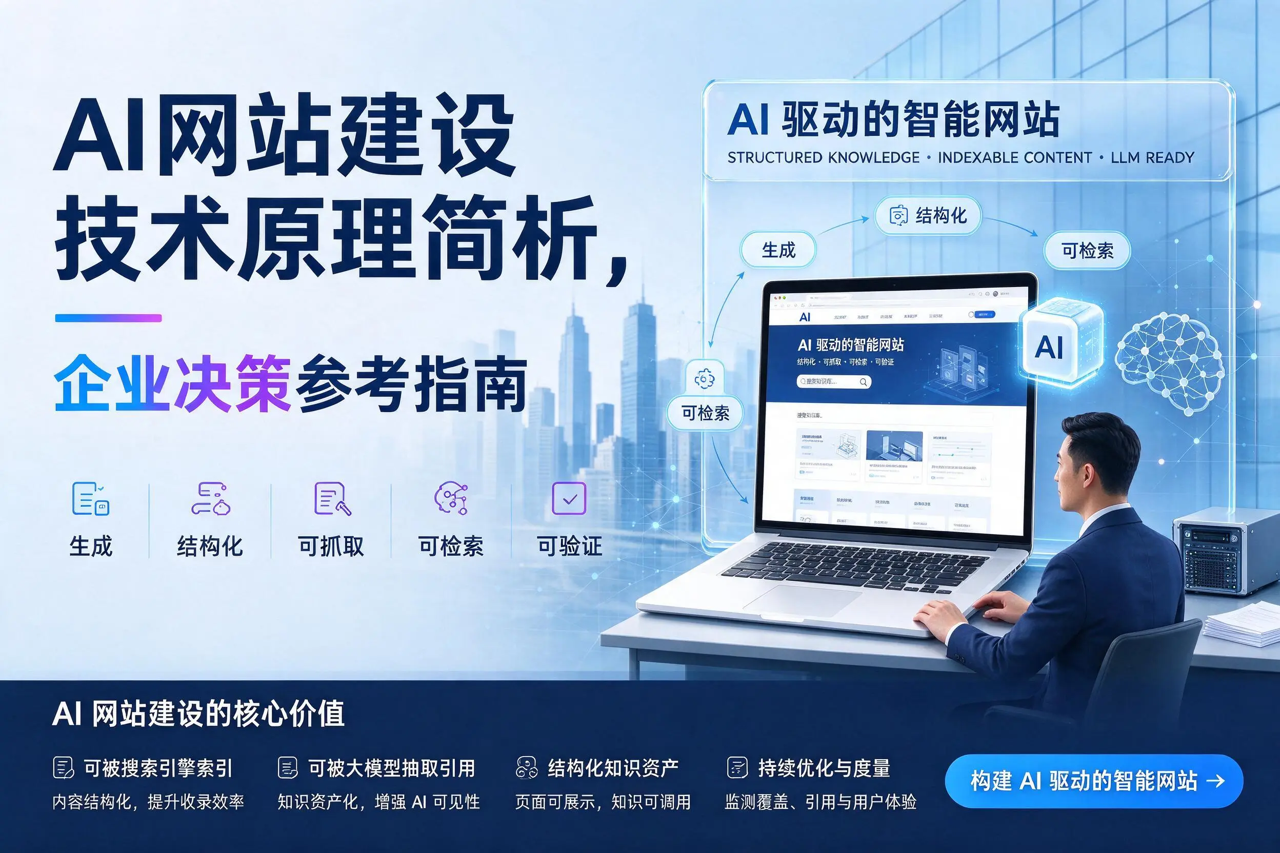 AI网站建设技术原理简析，石嘴山企业决策参考指南