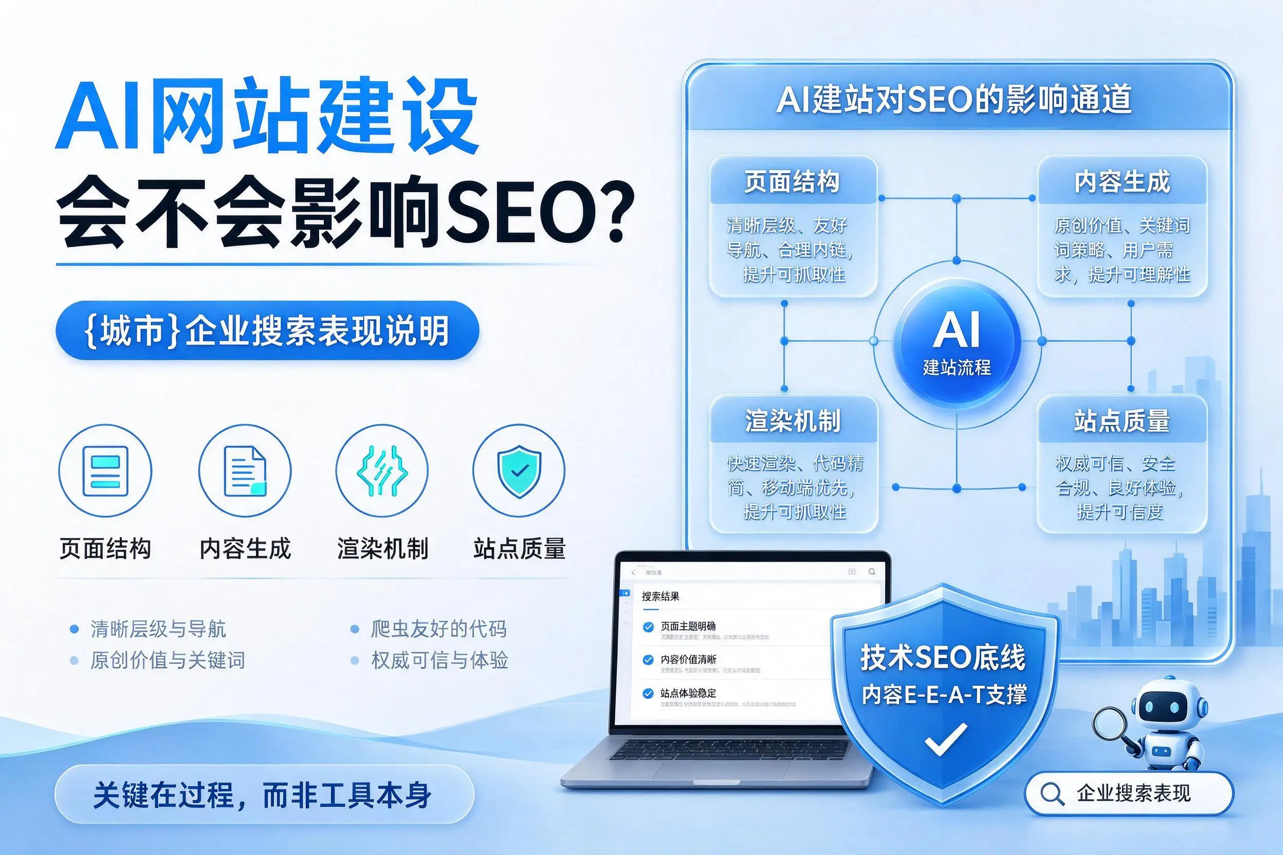 AI网站建设会不会影响SEO？石嘴山企业搜索表现说明
